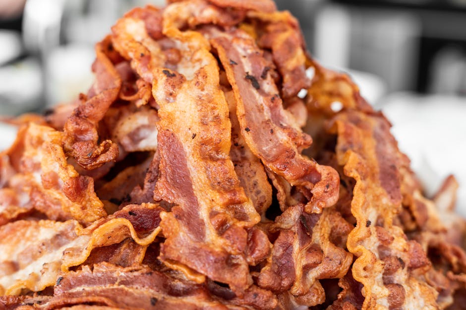 Sprø bacon-twists