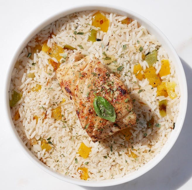 Kremet risotto med gul paprika