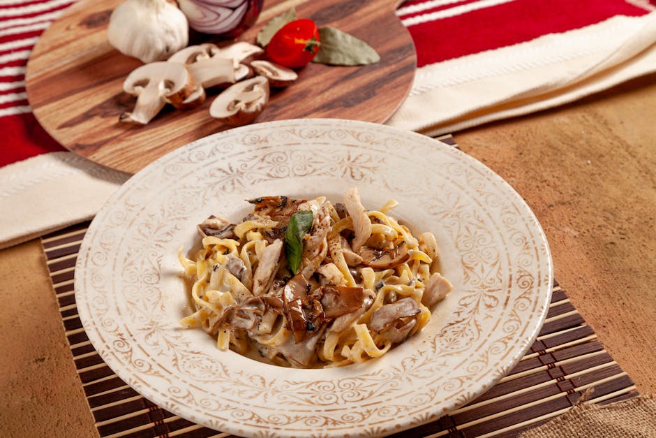 Tagliatelle med kremet sitronsaus