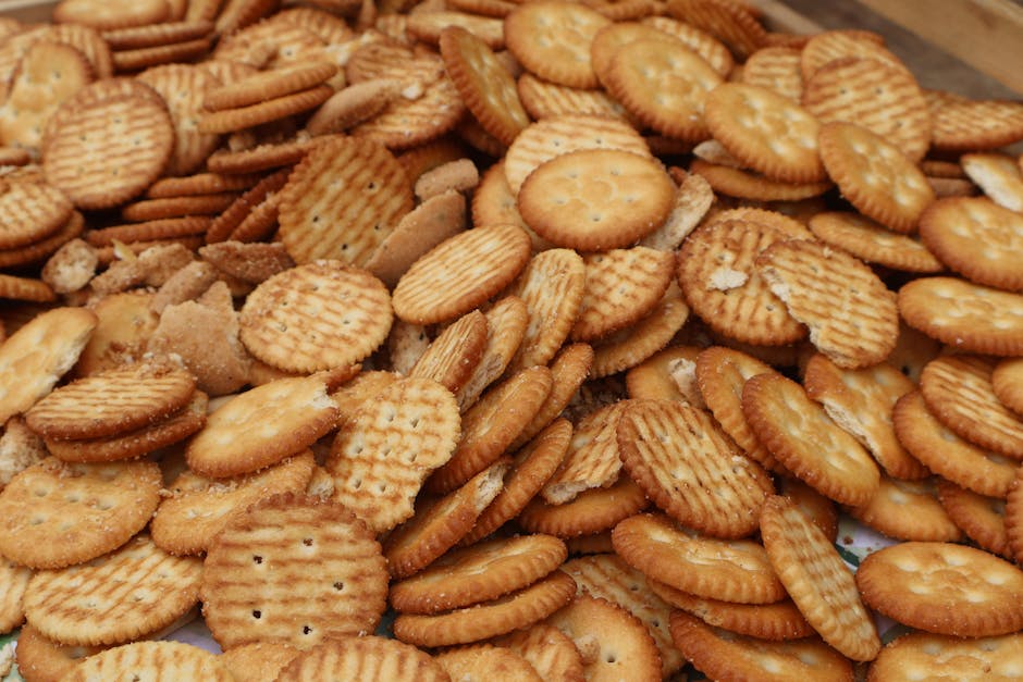 Sprø ostekjeks med dyremønster