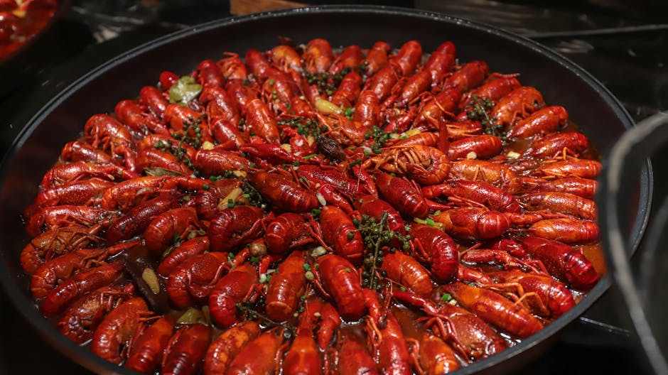 Krepsefest på Louisiana-vis (Crawfish Boil)