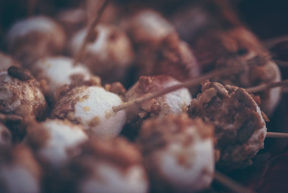 Sjokoladetrukne saltkaramellmarshmallows