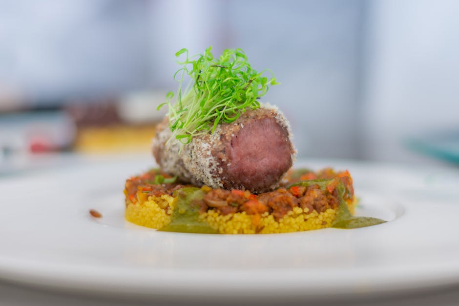 Lammefilet med couscous og mynte-fruktchutney