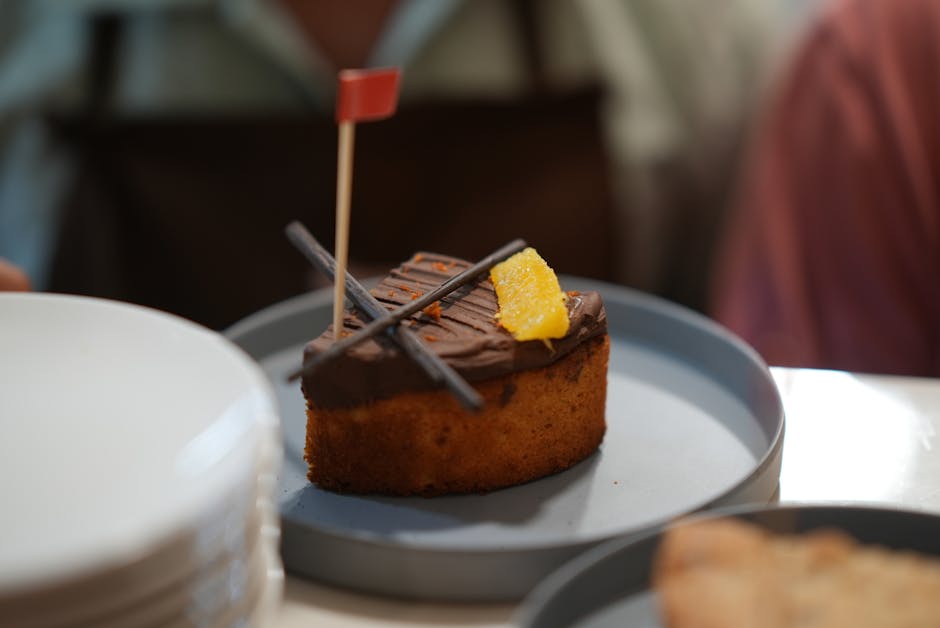 Sjokoladekake med appelsin og honningglasur