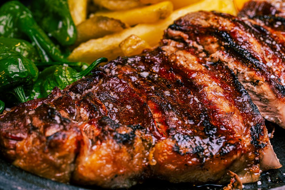 Entrecôte med kaffekrust og jalapeño-saus