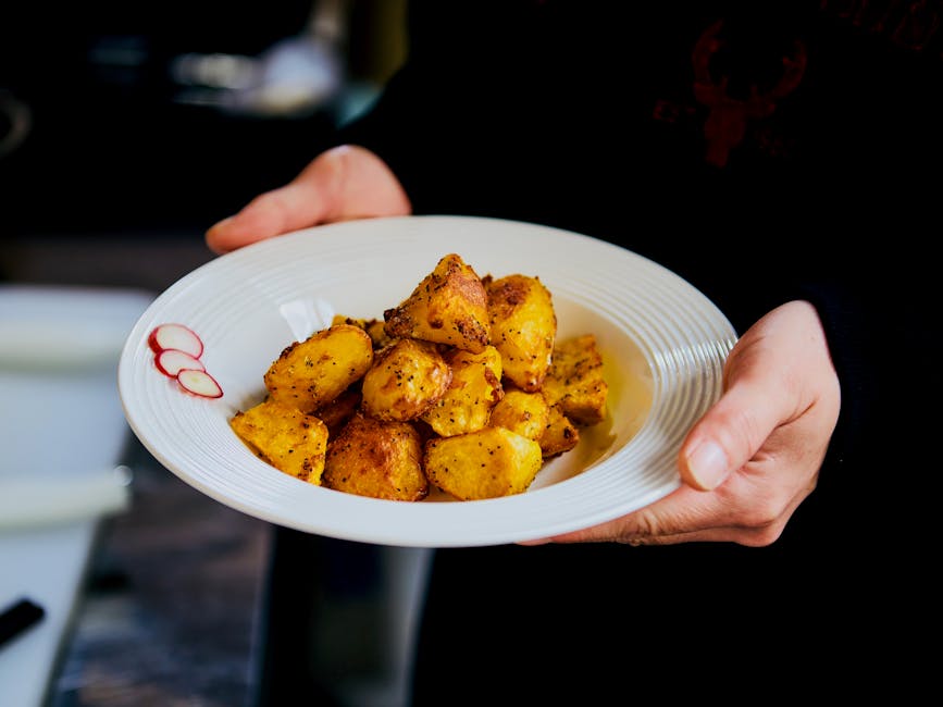 Paprikapotetrosetter