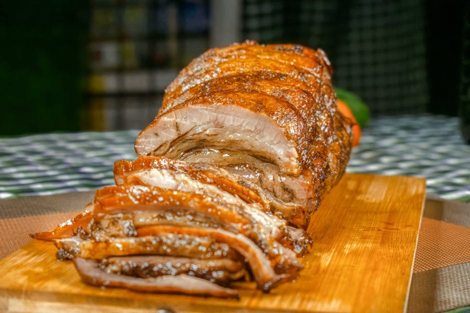 Saftig italiensk porchetta med sprø svor