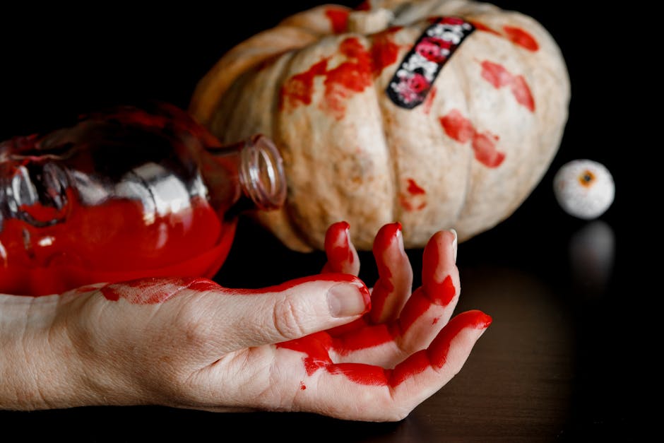 Spiselig falskt blod (Halloween)
