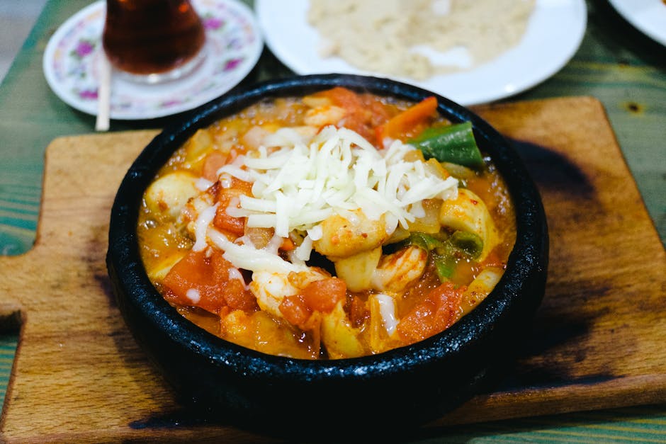 Kremet rekergrateng med ris og ost