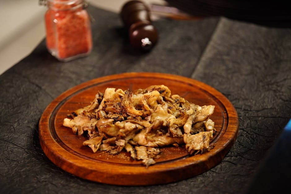 Grillede østerssopper med sitrusmarinade