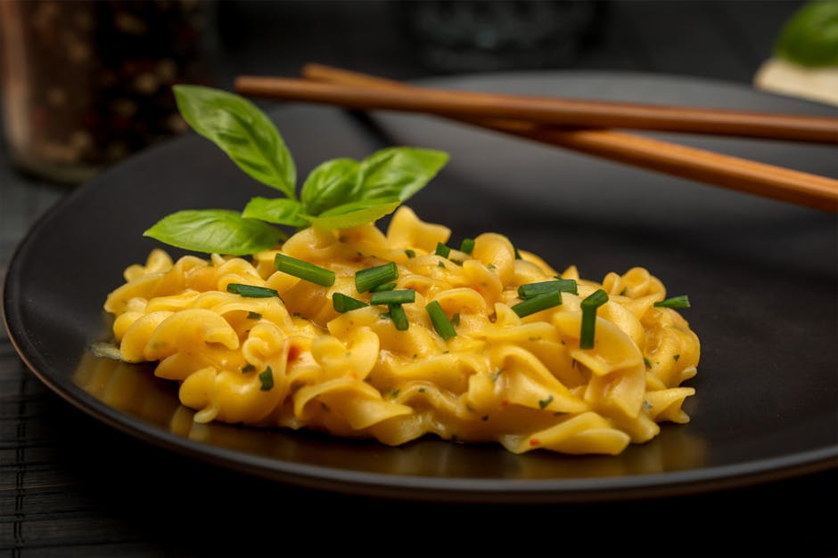 Fettuccine med søt paprika- og cayennesaus