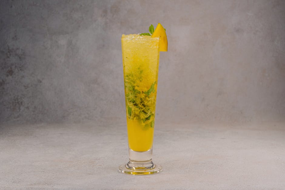 Sprudlende tropisk mocktail