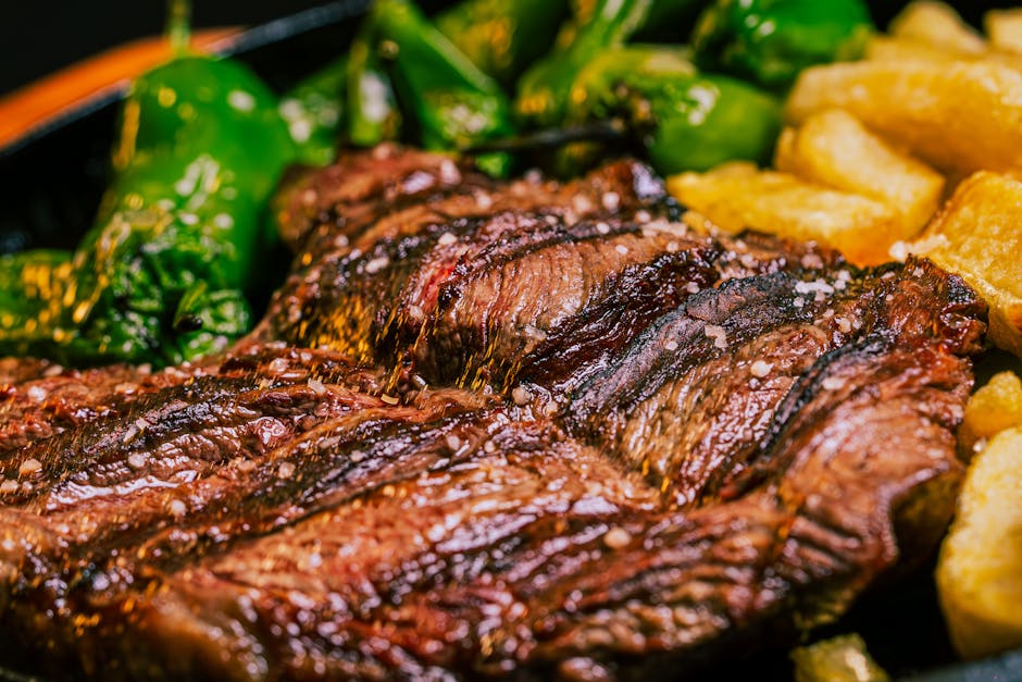 Grillet indrefilet av storfe med jamaicansk romglasur