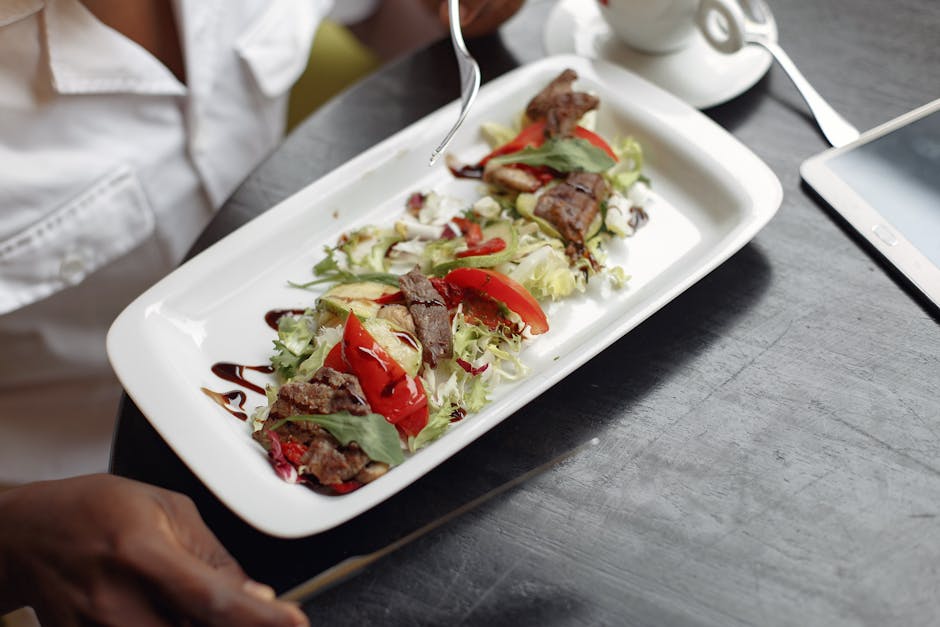 Kobe, avokado og brissel med paprikasoubis