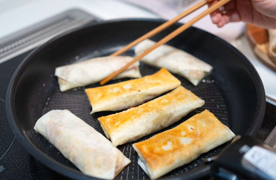 Philly Cheesesteak-vårruller på pinne