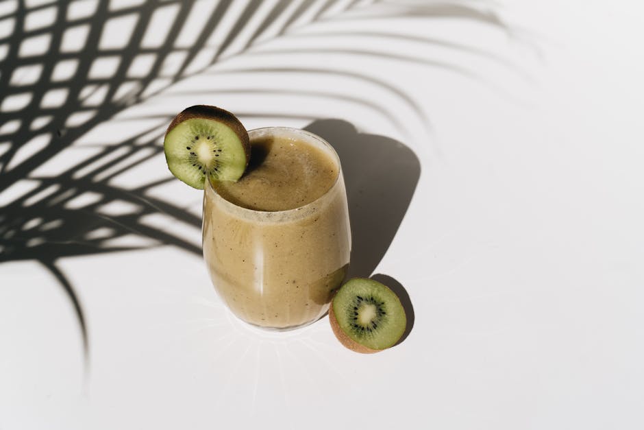 Kiwi- og ingefærsmoothie med protein