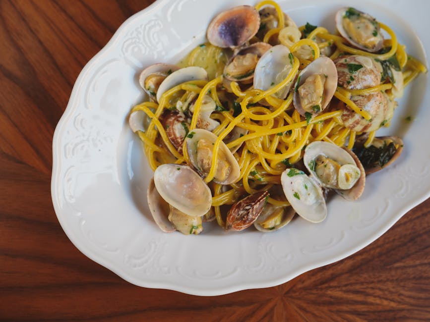 Hjemmelaget spaghetti med snegler