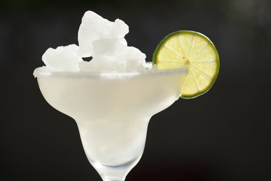 Frossen Margarita med lime og sorbet