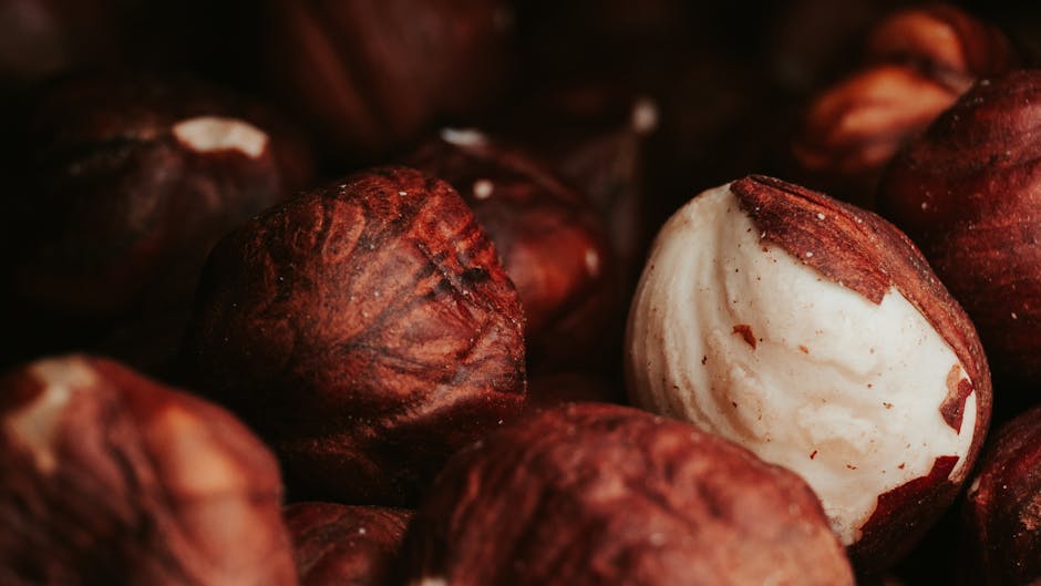 Honningglaserte hasselnøtter med appelsin og kanel