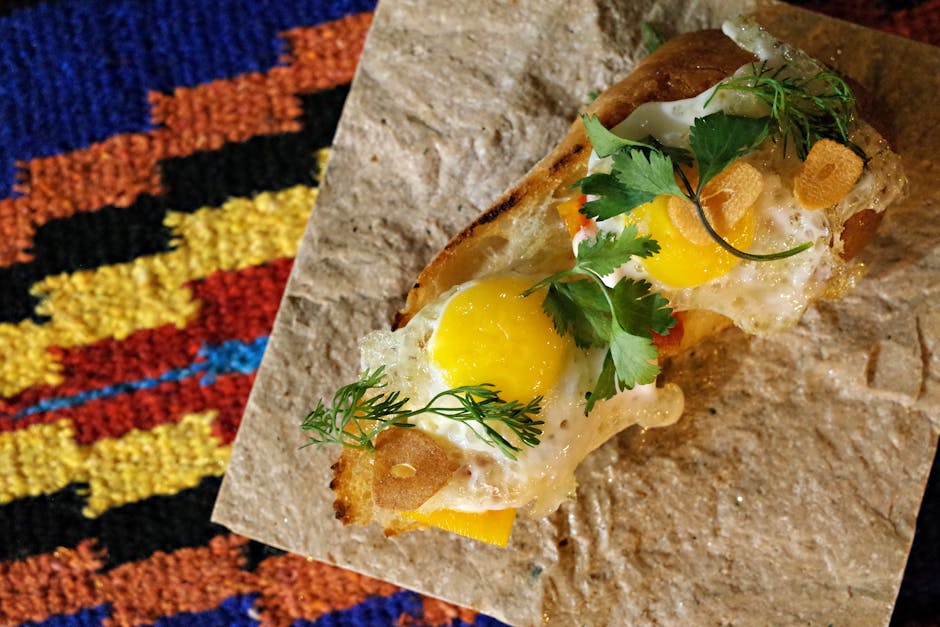 Sabich: Israelsk frokostsmørbrød med aubergine og egg