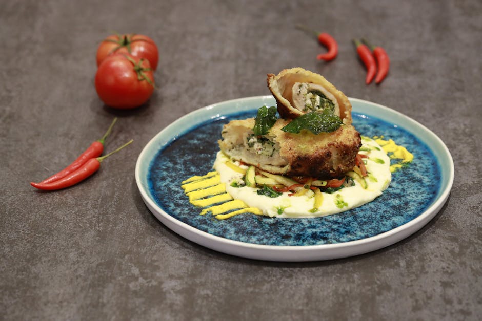 Klassisk Kylling Kiev med urtesmør