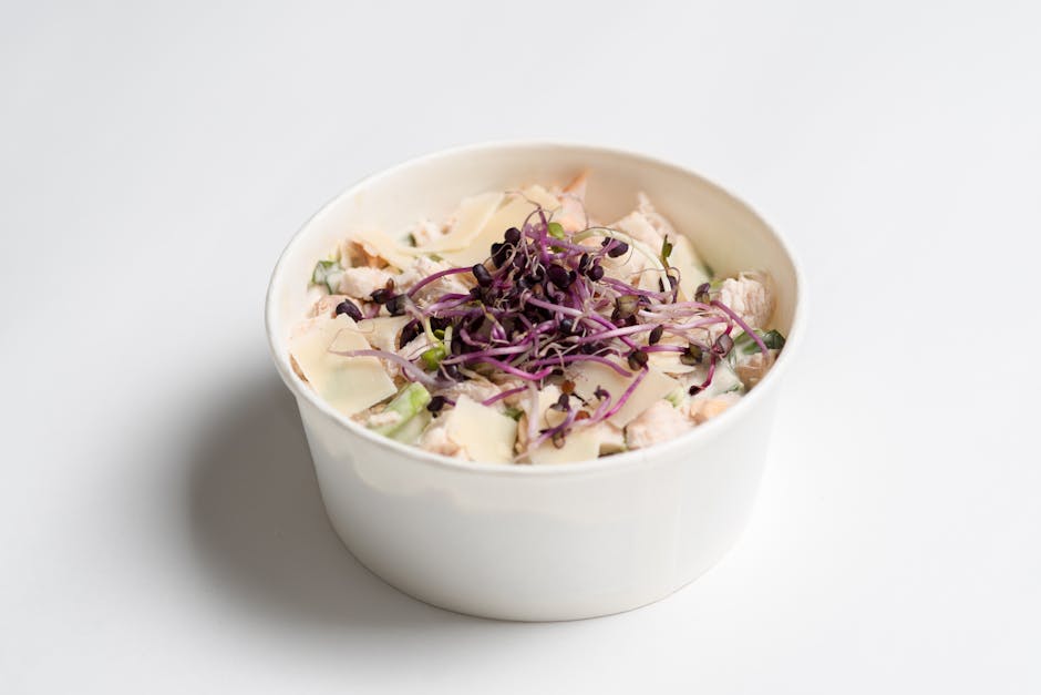 Kremet kyllingsalat med estragon og dill