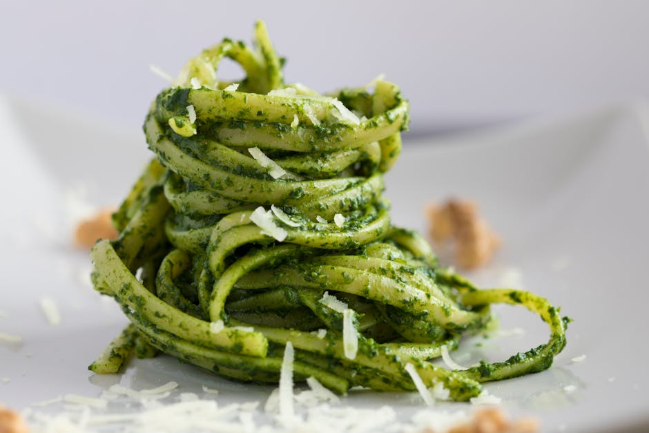 Grønnkålpesto med valnøtter og parmesan