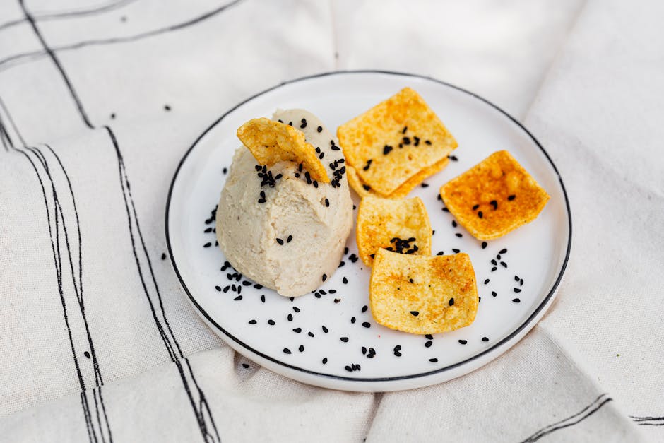 Sprø pitachips med sesam og oregano