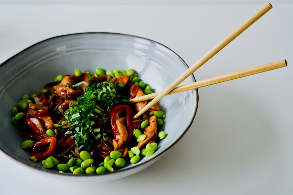 Edamame i Kung Pao-saus