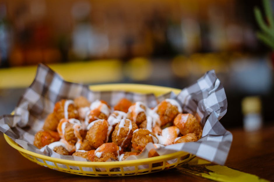 Sprø hjemmelagde potetbiter