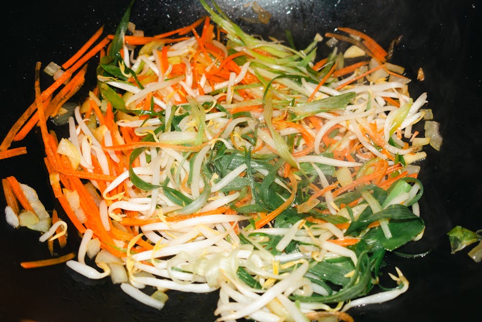 Stekt asiatisk brokkolisalat