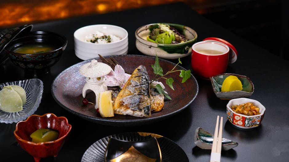 Miso- og honningglasert fisk