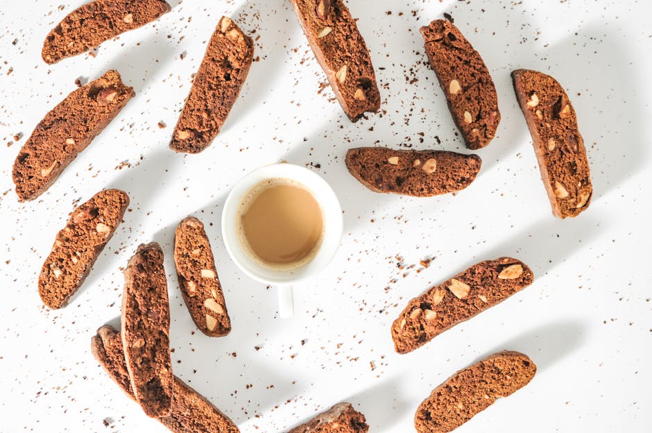 Mocha-hasselnøtt biscotti