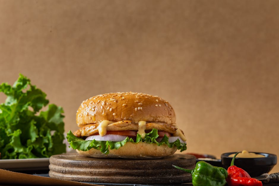 Fajitaburgere med storfe og kylling