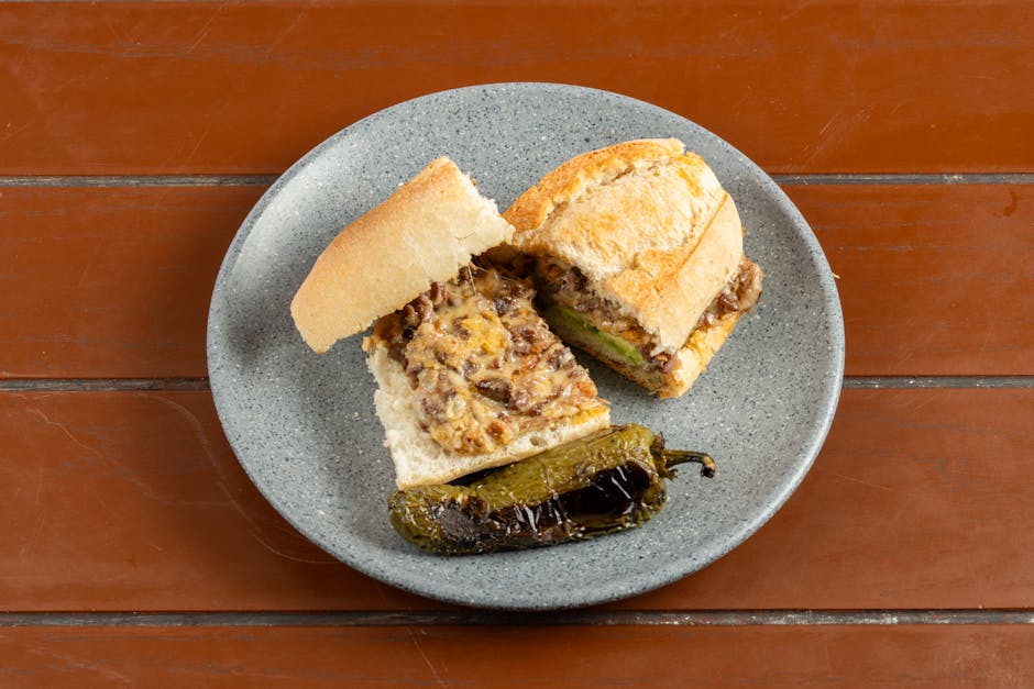 Grillet ost med poblano og sopp