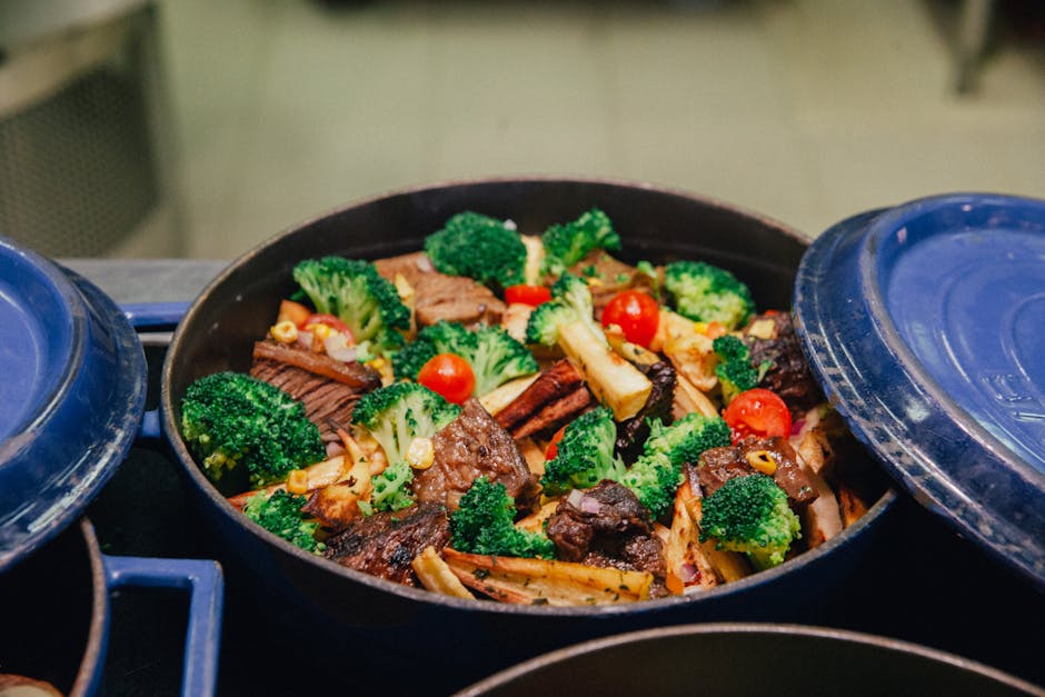 Ovnsbakt brokkoli med pancetta og chili