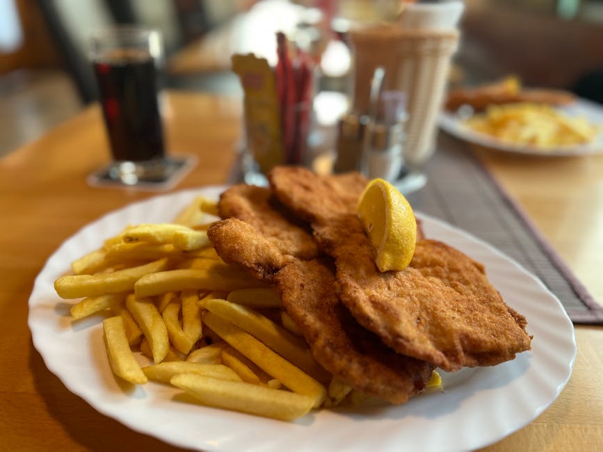 Sprø svineschnitzel med panering