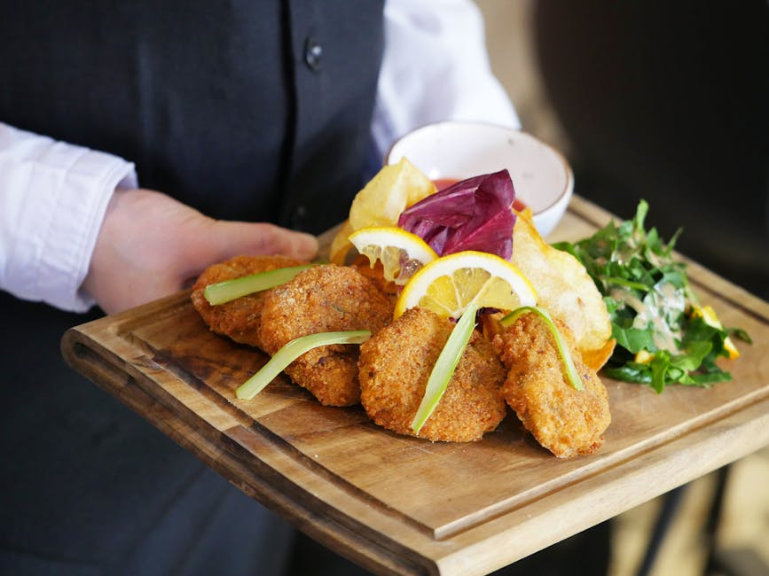 Pojarski med frisk sitron- og kapersaus