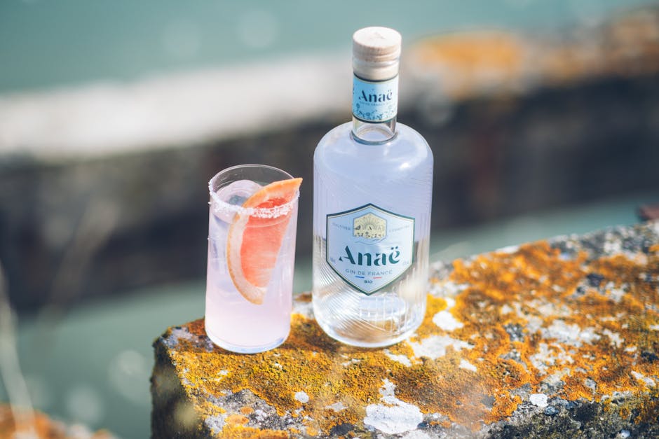 Vårfest cocktail med gin og sitrus