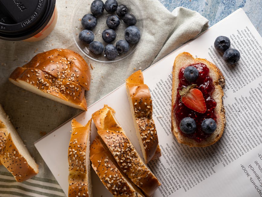 Challah-brød med kirsebær- og ricottafyll