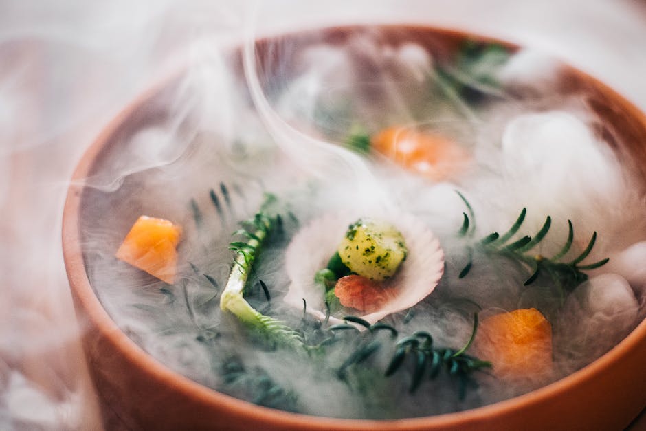 Dampede sjøscallops med sitrongressnage