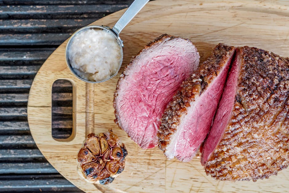 Bifffilet med pepperrotkrem og madeirasaus