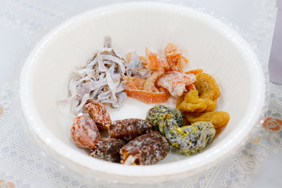 Søt tørket fruktkompott