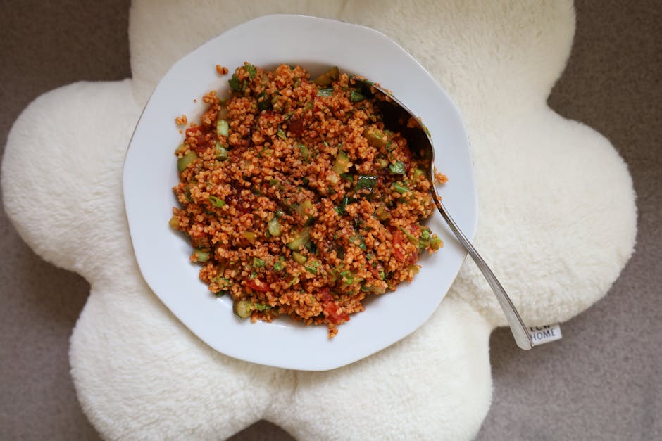 Bulgursalat med tørkede tranebær