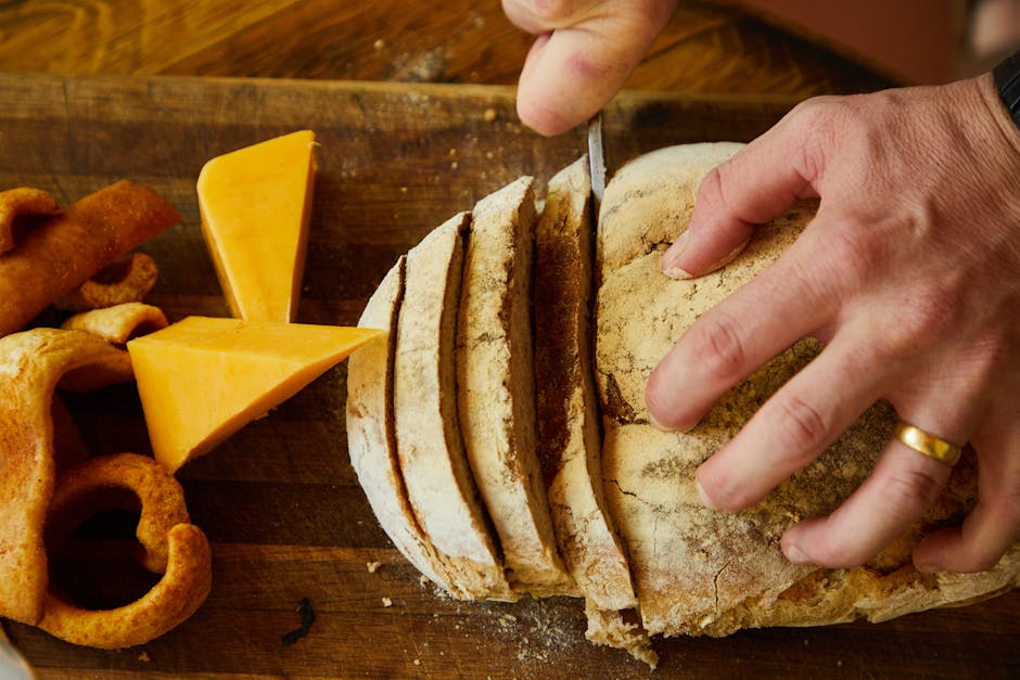 Saftig løkbrød med cheddar