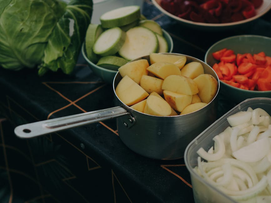 Krydret squash-, paprika- og potetsuppe