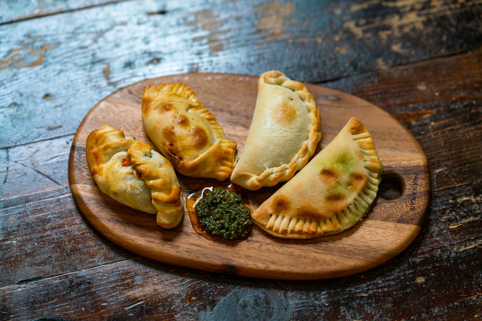 Argentinske empanadas med maisfyll