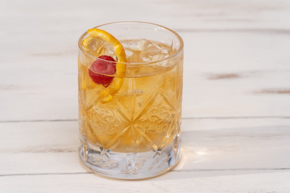 Amaretto Stinger cocktail