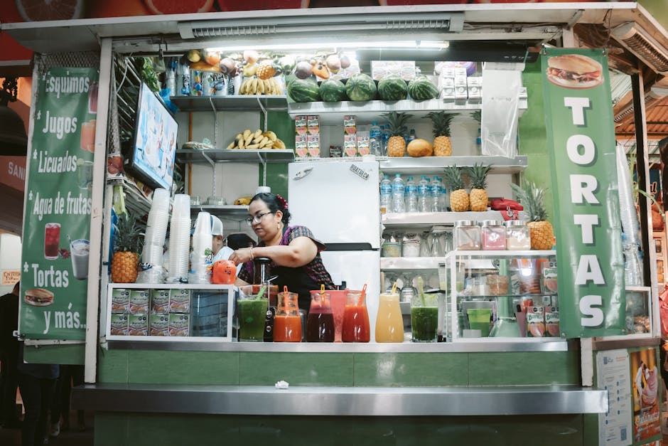 Lagdelt aguas frescas med ananas og vannmelon