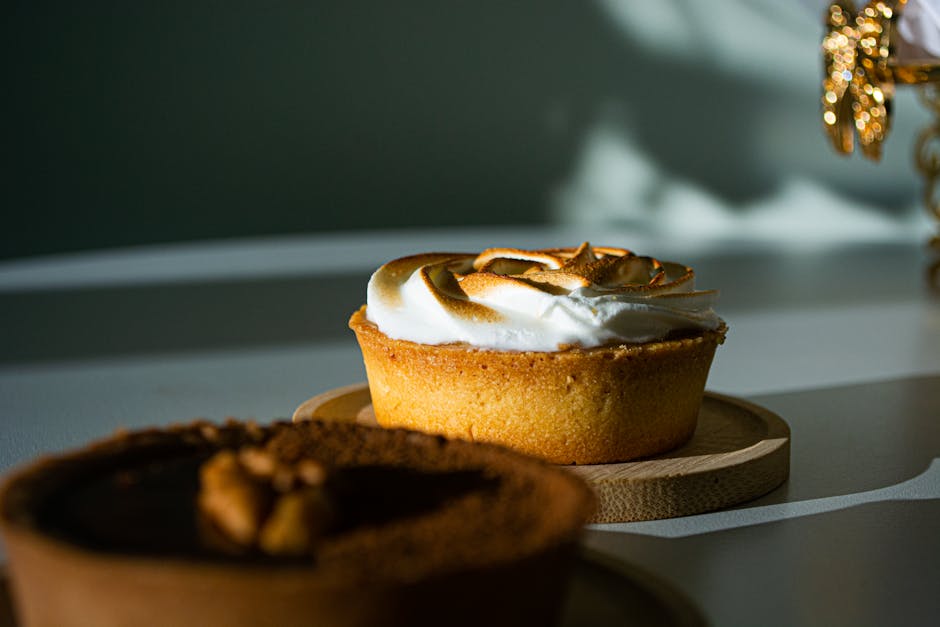 Mini Baked Alaska med marengs og likør